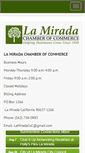 Mobile Screenshot of lamiradachamber.org